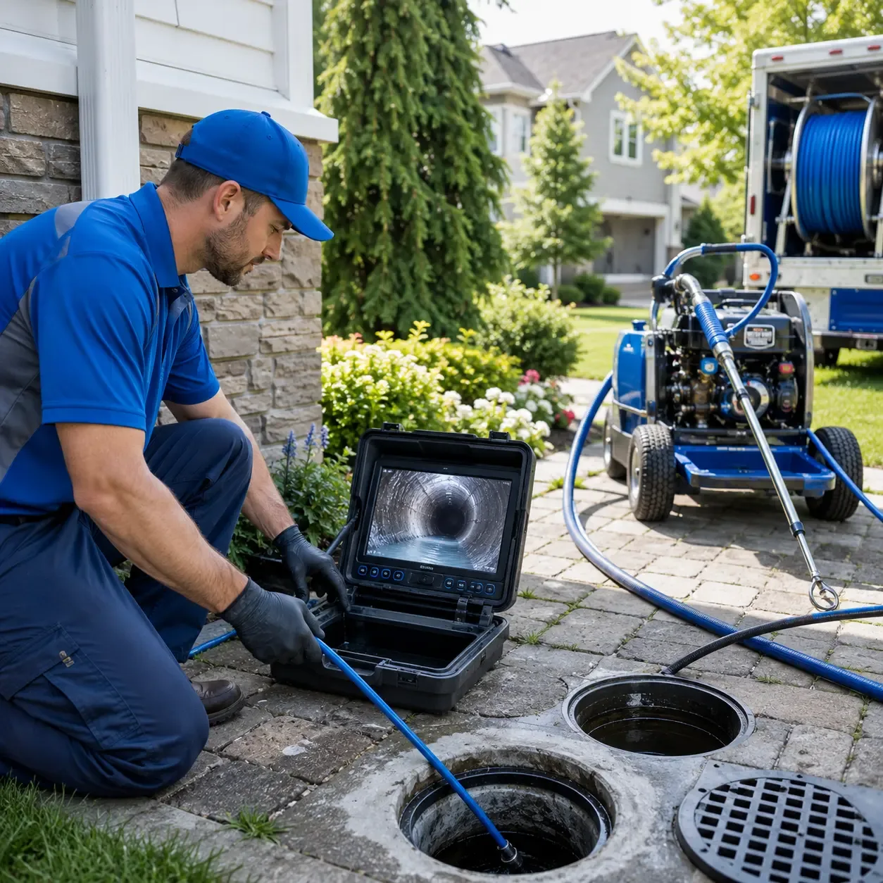 Outdoor drain cleaning professionals serving Chaumont, NY
